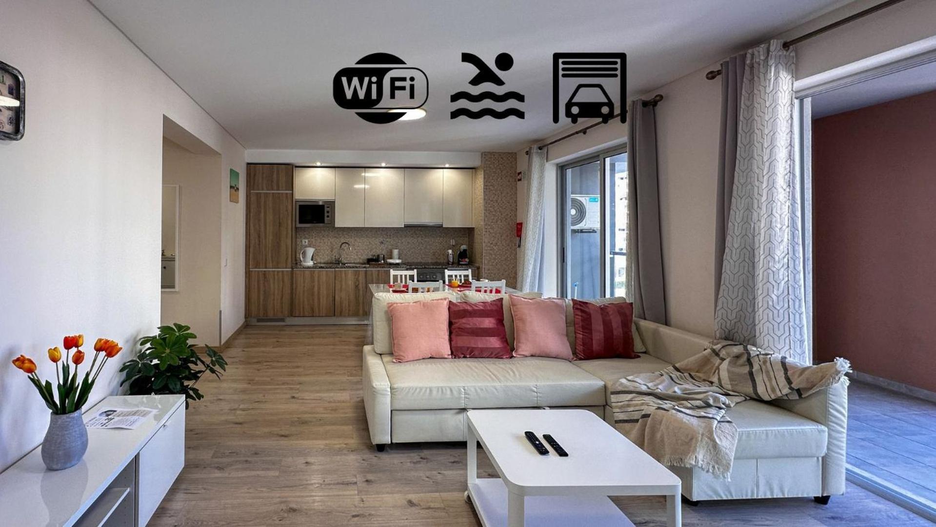 Apartamento Elegante Com Garagem E Piscina Na Praia Da Rocha Portimão Exteriör bild